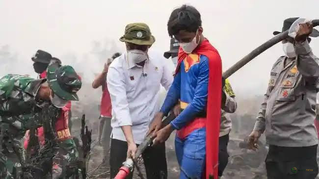 Rudiansyah, “Superman” Muda di Balik Perjuangan Relawan Padamkan Karhutla Kalteng
