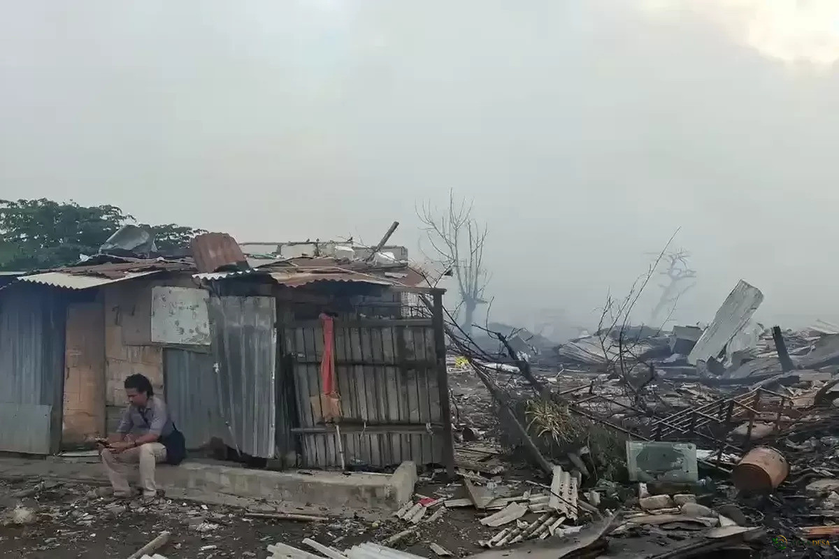 Kebakaran Hebat di Jalan Nakula Denpasar Diduga Dipicu Tabung Gas Bocor