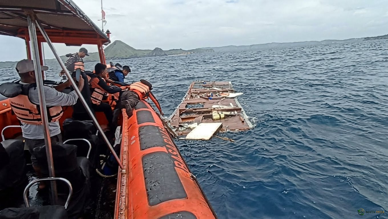 Kapal Pinisi KM Feronia Terbalik dan Tenggelam di Labuan Bajo, 29 Orang Selamat, Satu Penumpang Masih Dicari